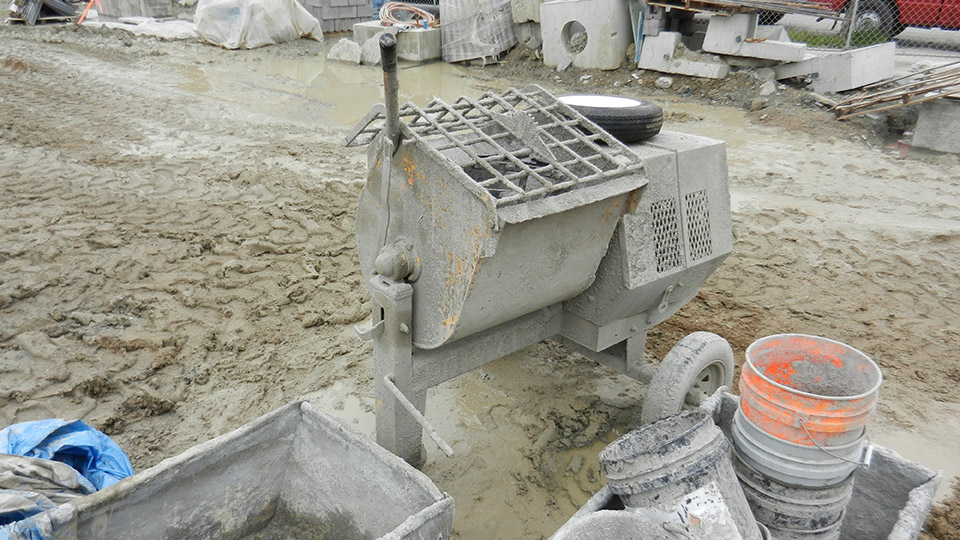 Mortar mixers are available in capacities ranging from six to 12 cubic feet.