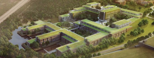 Manganaro Midatlantic provides water-tight exterior for new headquarters building.