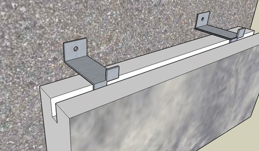 Anchored stone veneer