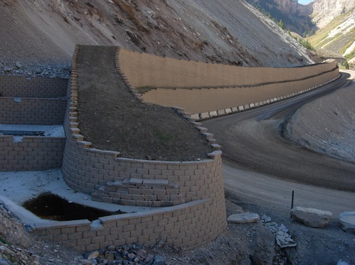 Retaining Wall for Garden Gulch