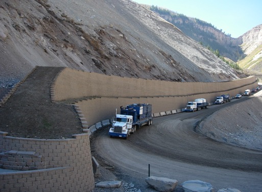 Retaining Wall for Garden Gulch