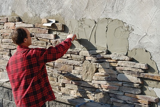 mortar installation mortar installation