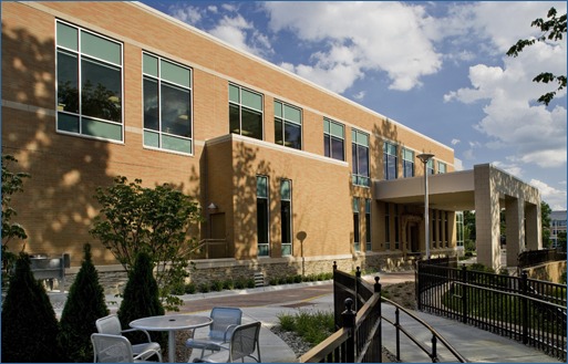 Shown is the Great Lakes Cancer Institute at Clarkston – McLaren Health Care, which won a Silver Award in the BIA Brick in Architecture Awards Competition. The architect was RTKL Associates Inc.; landscape architect was Professional Engineering Associates; builder was Cunningham-Limp Inc.; brick manufacturer was Glen-Gery Brick; and brick distributor was West Friendship Materials. Photo by Feinknopf Photography
