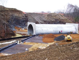Spring Creek Hollows Development Bridge 
