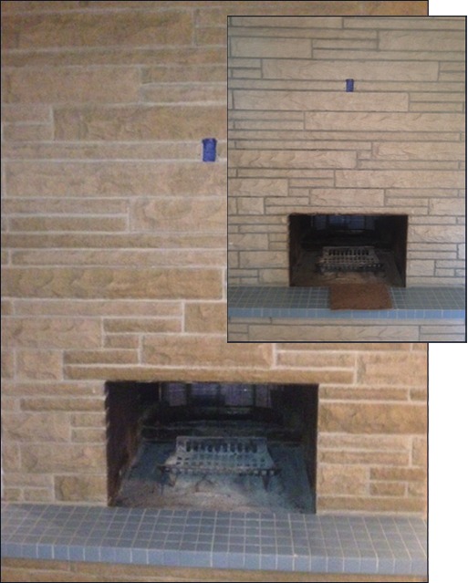 Remodeling An Indoor Fireplace Without, How To Paint A Limestone Fireplace