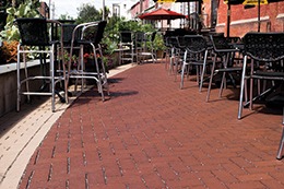 StormPave pavers at the Lancaster Brewing Co.