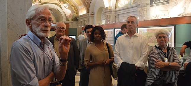 Tom Hoban gave the South of 40 members a tour of the Library of Congress.