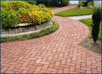This project won a "Best In Class" in the 2007 Brick In Home Building Awards competition in the "Paving and Landscaping Architecture" category. The brick is manufactured by Whitacre-Greer.