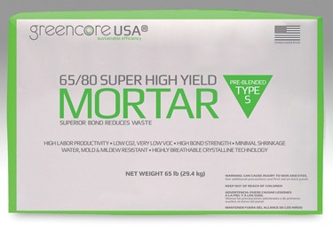 Greencore USA Super High Yield Mortar