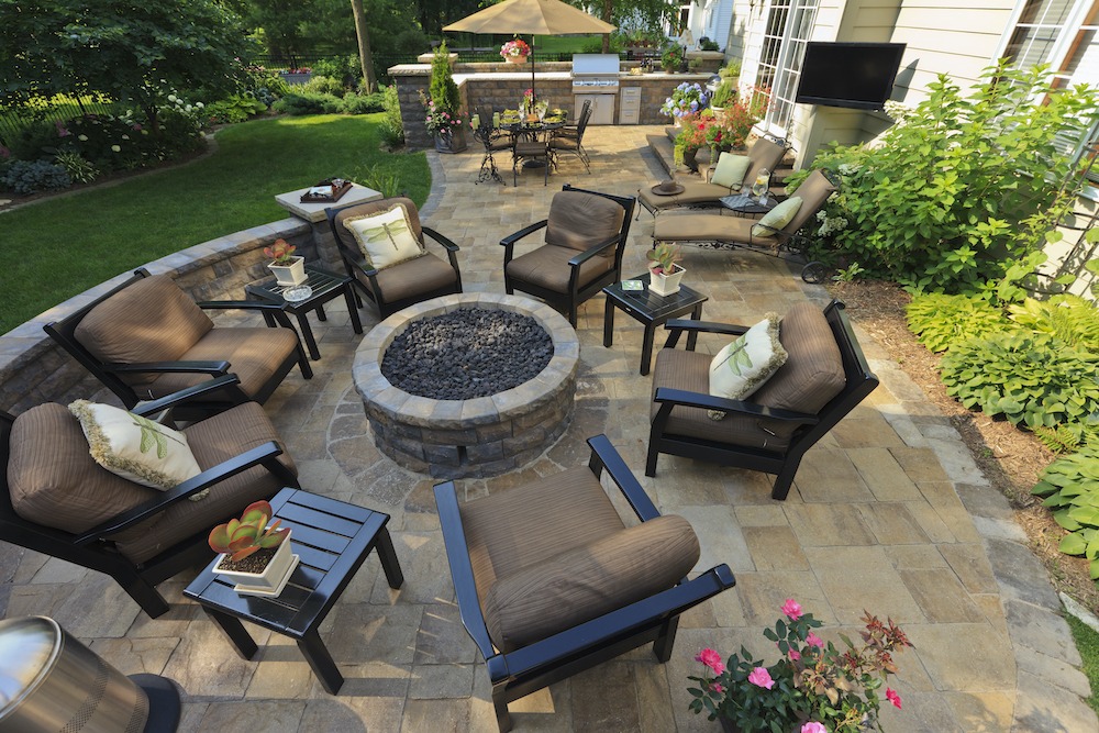 Fire Pit Outdoor Furniture, Lawn Furniture With Fire Pit